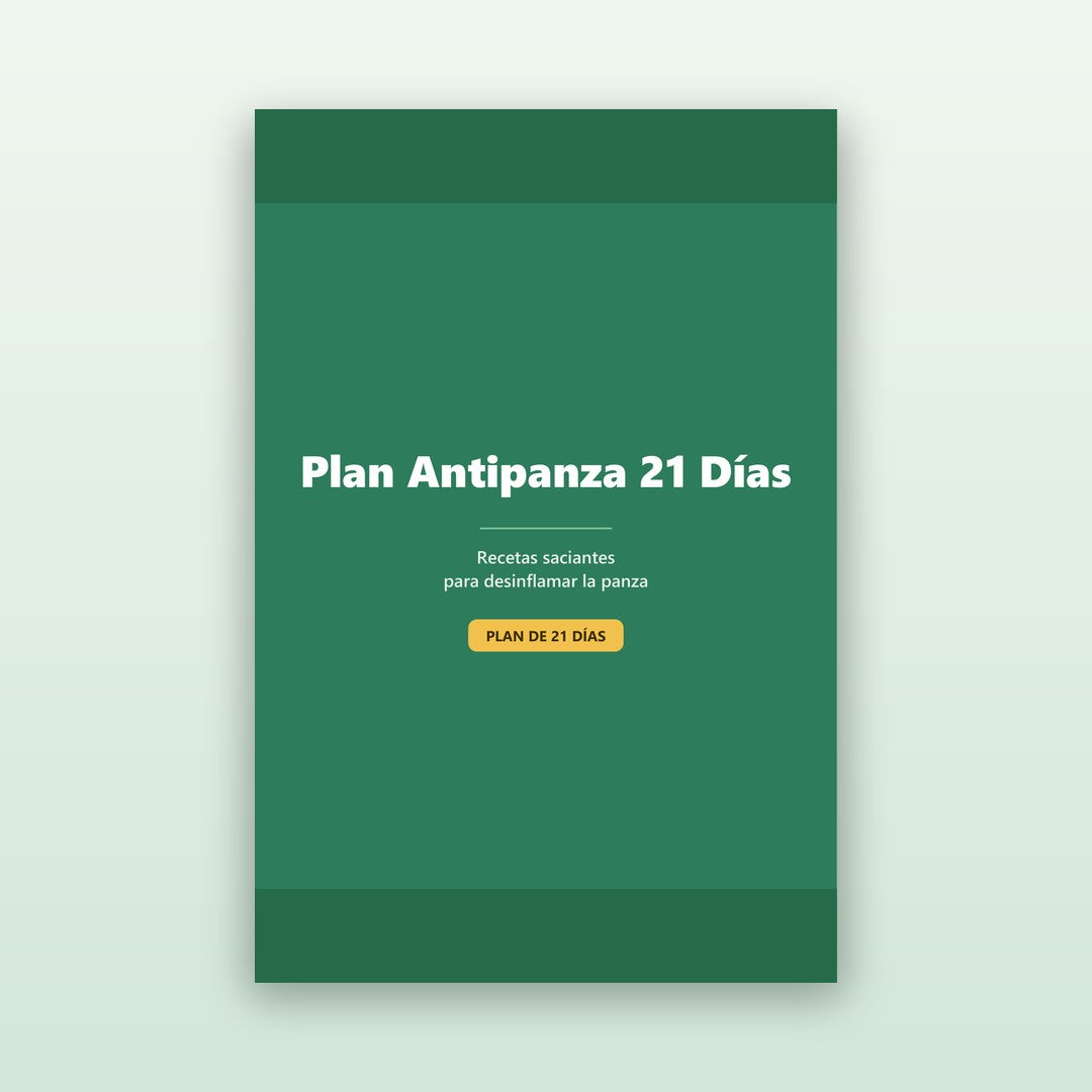 Plan Antipanza — 21 Días (80 Recetas + Calendario)